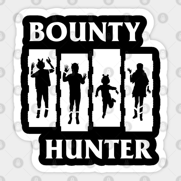 Bounty Hunter Sticker by bryankremkau